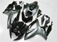 Großhandel Suzuki GSXR 600/750 Motorrad Verkleidung 2006-2007 - Silber Glanzendes Schwarz