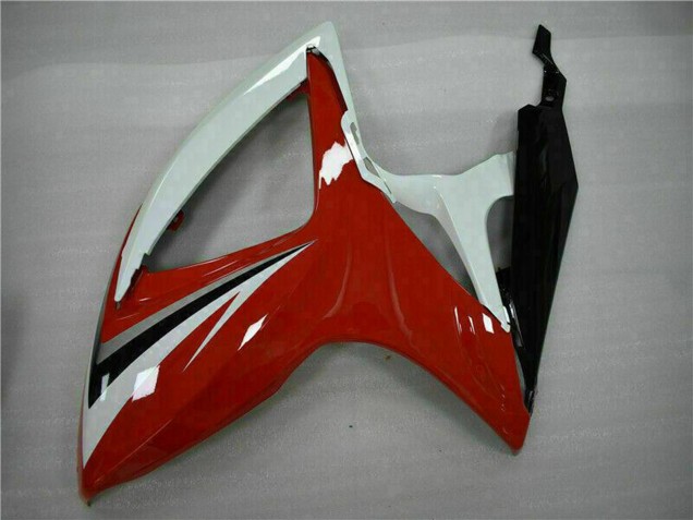 Großhandel Suzuki GSXR 600/750 Motorrad Verkleidung 2006-2007 - Weiss Rot Glanzendes Schwarz Streifen