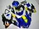 Großhandel Suzuki GSXR 600/750 Motorrad Verkleidung 2008-2010 - Blau Gelb Hai