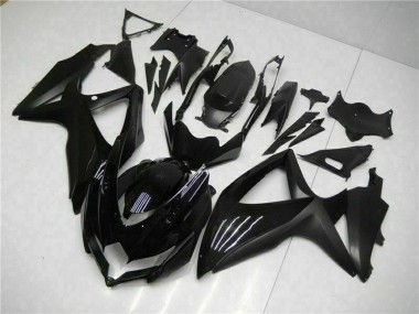 Großhandel Suzuki GSXR 600/750 Motorrad Verkleidung 2008-2010 - Glanzendes Schwarz Matt Schwarz