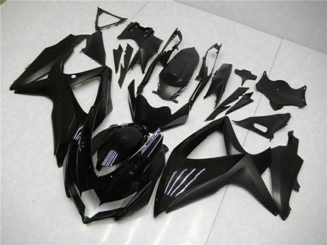 Großhandel Suzuki GSXR 600/750 Motorrad Verkleidung 2008-2010 - Glanzendes Schwarz Matt Schwarz