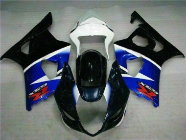 Großhandel Suzuki GSXR 1000 Abs Motorrad Verkleidungen 2003-2004 - Weiss Blau Glanzendes Schwarz Rot
