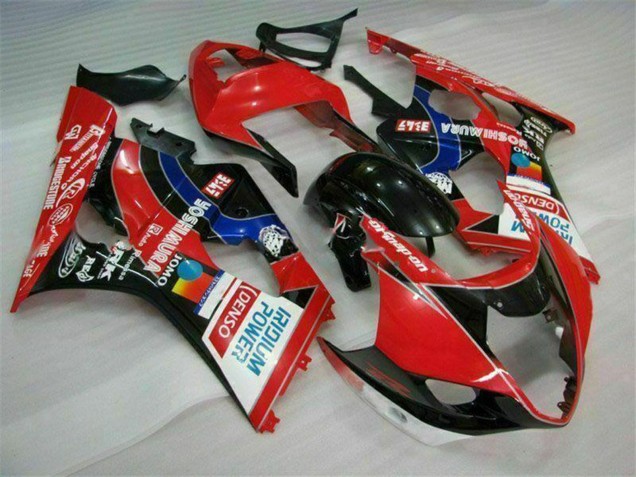 Großhandel Suzuki GSXR 1000 Motorrad Verkleidung 2003-2004 - Rot Schwarz Blau Yoshimura