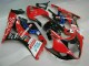 Großhandel Suzuki GSXR 1000 Motorrad Verkleidung 2003-2004 - Rot Schwarz Blau Yoshimura