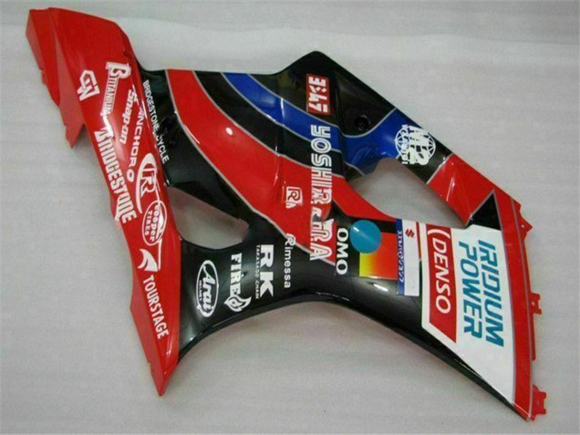 Großhandel Suzuki GSXR 1000 Motorrad Verkleidung 2003-2004 - Rot Schwarz Blau Yoshimura