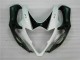 Großhandel Suzuki GSXR 1000 Motorrad Verkleidung 2005-2006 - Weiss Glanzendes Schwarz