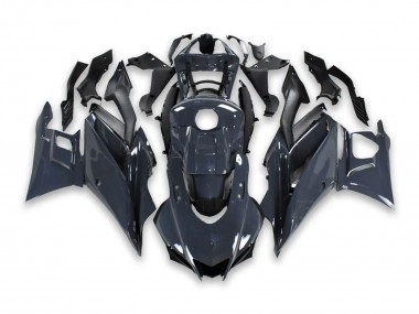 Großhandel Yamaha YZF R3/R25 Motorrad Verkleidung 2019-2021 - Dunkel Grau Schwarz