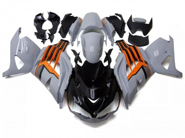 Großhandel Kawasaki ZX14R ZZR1400 Motorrad Verkleidung 2012-2024 - Nardo Grau Orange Schwarz