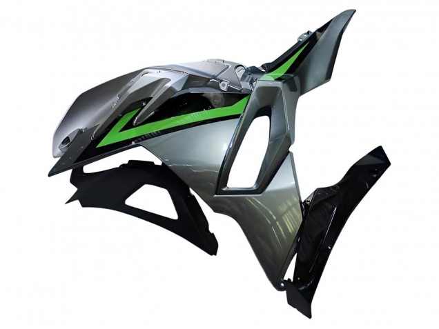Großhandel Kawasaki Ninja 500 EX500R Motorrad Verkleidung 2024-2025 - Grau Grun Schwarz