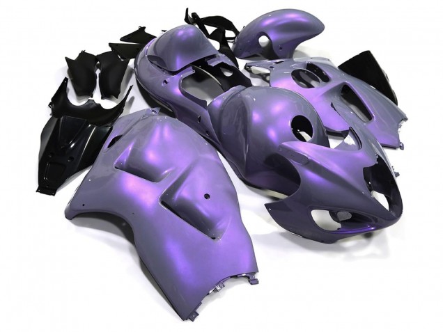 Großhandel Suzuki GSXR 1300 Hayabusa Motorrad Verkleidung 1996-2007 - Chameleon Grau Dazz Perl Lila