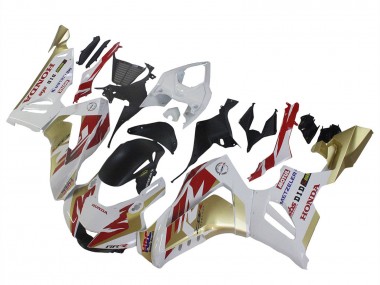 Großhandel Honda CBR1000RR-R Motorrad Verkleidung 2020-2023 - Weiss Rot Gold Motul HRC