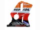Großhandel Honda CBR400RR NC23 Motorrad Verkleidung 1987-1989 - Orange Weiss Rot Glanzendes Schwarz Repsol HRC