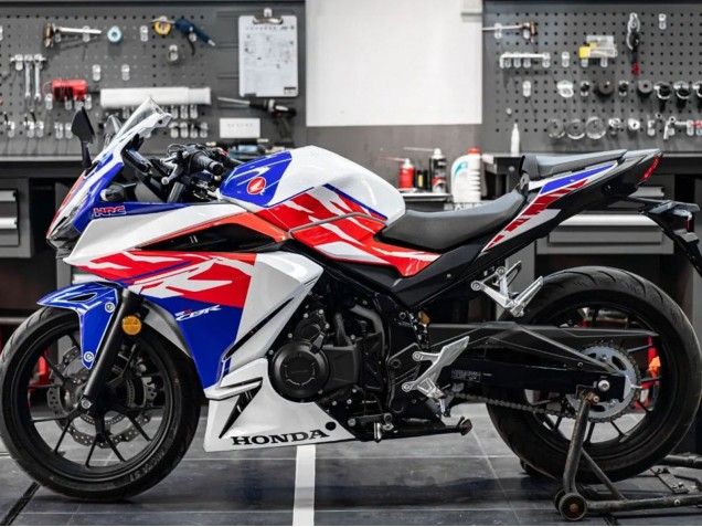 Großhandel Honda CBR400R Motorrad Verkleidung 2022 - Weiss Rot Blau