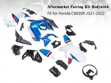 Großhandel Honda CB650R Motorrad Verkleidung 2019-2022 - Blau Rot Schwarz