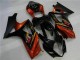 Großhandel Suzuki GSXR 1000 Motorrad Verkleidung 2007-2008 - Schwarz Orange