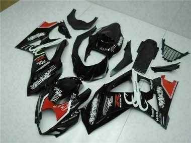 Großhandel Suzuki GSXR 1000 Motorrad Verkleidung 2007-2008 - Glanzendes Schwarz Rot Weiss
