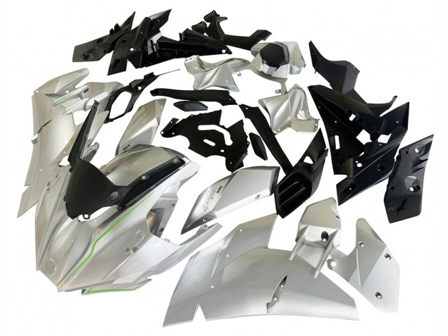 Großhandel Kawasaki Ninja H2 Motorrad Verkleidung 2015-2022 - Silber