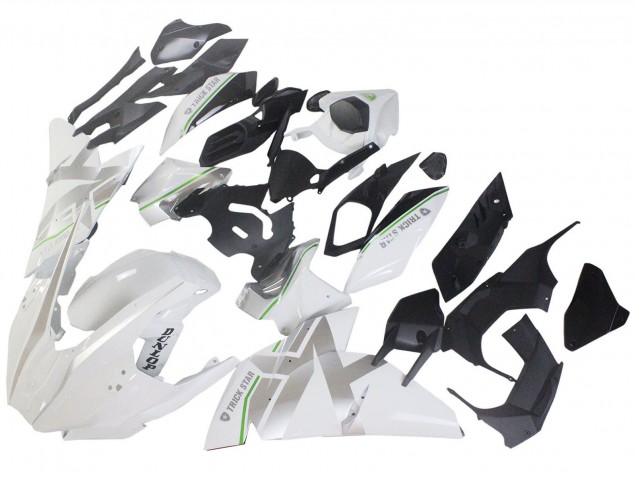 Großhandel Kawasaki Ninja H2 Motorrad Verkleidung 2015-2022 - Weiss Silber Grun