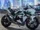 Großhandel Kawasaki Ninja H2 Motorrad Verkleidung 2015-2022 - Weiss mit Grun Linie