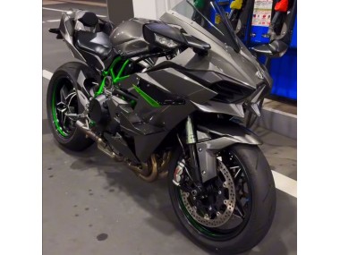 Großhandel Kawasaki Ninja H2 Motorrad Verkleidung 2015-2022 - Grau