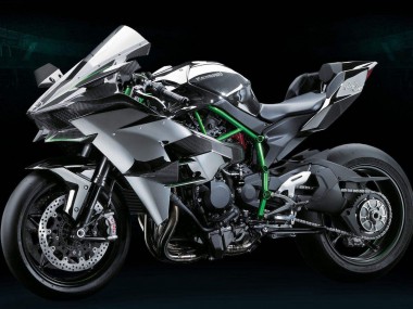 Großhandel Kawasaki Ninja H2 Motorrad Verkleidung Kit 2015-2022 - Grau