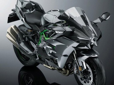 Großhandel Kawasaki Ninja H2 Motorrad Verkleidung 2015-2022 - Grau