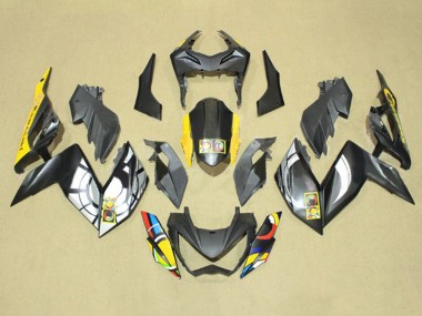 Großhandel Kawasaki Z250/Z300 Motorrad Verkleidung 2015-2016 - Grau Gelb Blau Rot Weiss