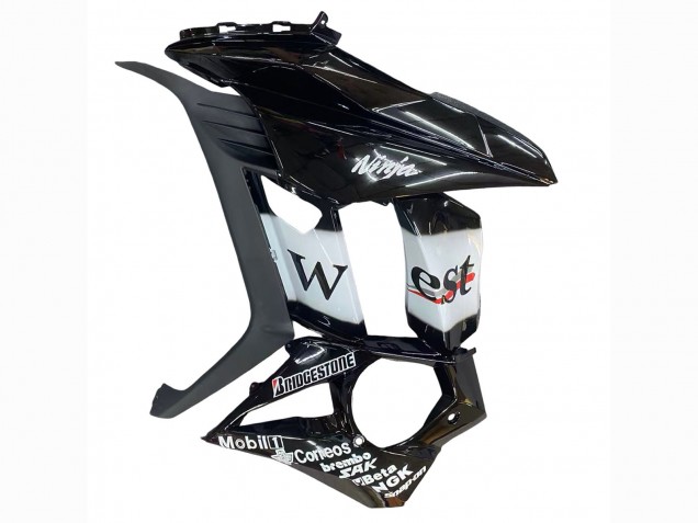 Großhandel Kawasaki Z1000SX Motorrad Verkleidung 2010-2016 - Glanzendes Schwarz Gold Weiss Mobil West