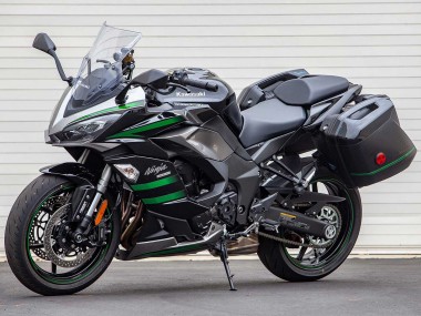 Großhandel Kawasaki Z1000SX Motorrad Verkleidung 2020-2025 - Schwarz mit Grunen Linien Ninja