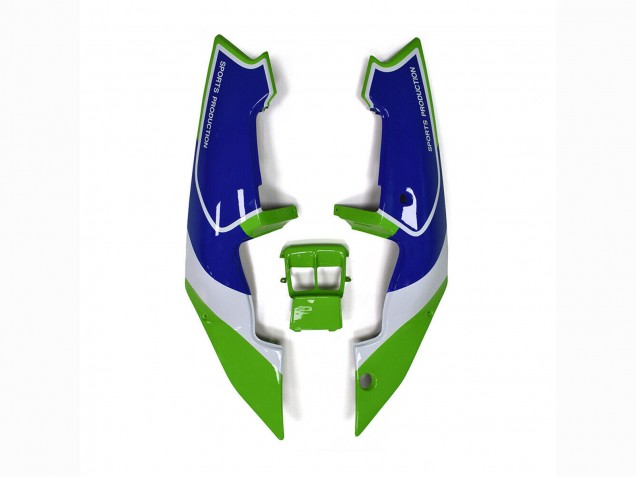 Großhandel Kawasaki ZXR250 Motorrad Verkleidung 1989-1990 - Grun Weiss Blau