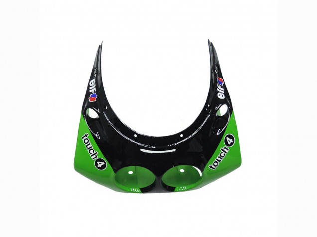 Großhandel Kawasaki ZXR250 Motorrad Verkleidung 1989-1990 - Grun Glanzendes Schwarz Elf Touch4 Bridgestone