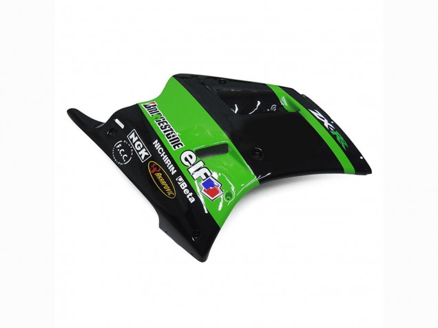 Großhandel Kawasaki ZXR250 Motorrad Verkleidung 1989-1990 - Grun Glanzendes Schwarz Elf Touch4 Bridgestone