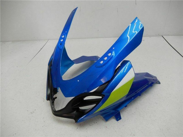 Großhandel Suzuki GSXR 1000 Motorrad Verkleidung Kit 2009-2016 - Blau Grun Weiss