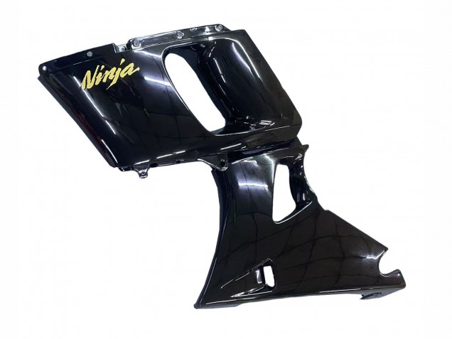 Großhandel Kawasaki ZZR600 Motorrad Verkleidung 1998-2003 - Glanzendes Schwarz Gold Ninja