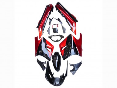 Großhandel Kawasaki ZZR1100 Motorrad Verkleidung 1990-1992 - Rot Glanzendes Schwarz