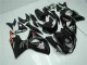 Großhandel Suzuki GSXR 1000 Motorrad Verkleidung 2009-2016 - Glanzendes Schwarz Rot Leuchtfeuer Motul