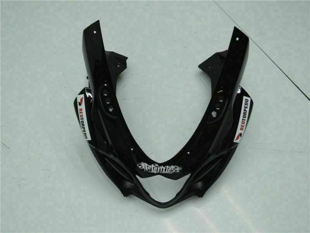 Großhandel Suzuki GSXR 1000 Motorrad Verkleidung 2009-2016 - Glanzendes Schwarz Rot Leuchtfeuer Motul