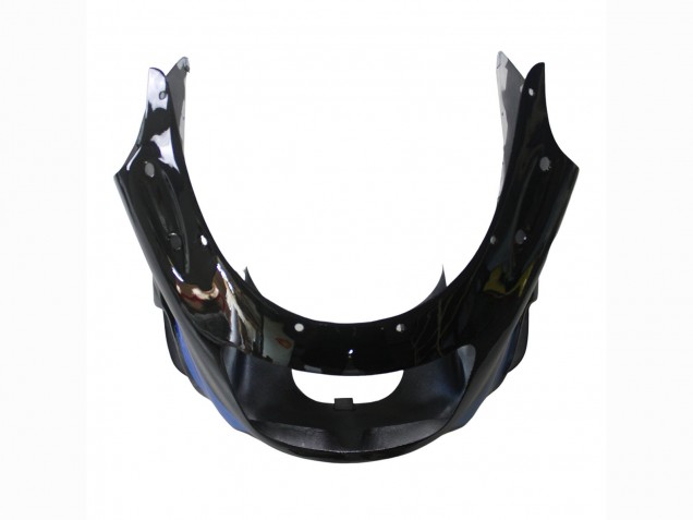 Großhandel Kawasaki ZZR1100 Motorrad Verkleidung 1990-1992 - Blau Glanzendes Schwarz