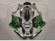Großhandel Kawasaki ZZR1100 Motorrad Verkleidung 1993-2003 - Glanzendes Schwarz Grun Flamme