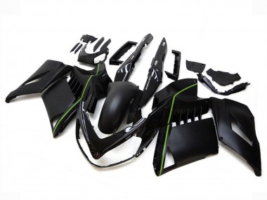 Großhandel Kawasaki GTR1400/ZG1400 Motorrad Verkleidung 2007-2009 - Matt Schwarz Grun Linie