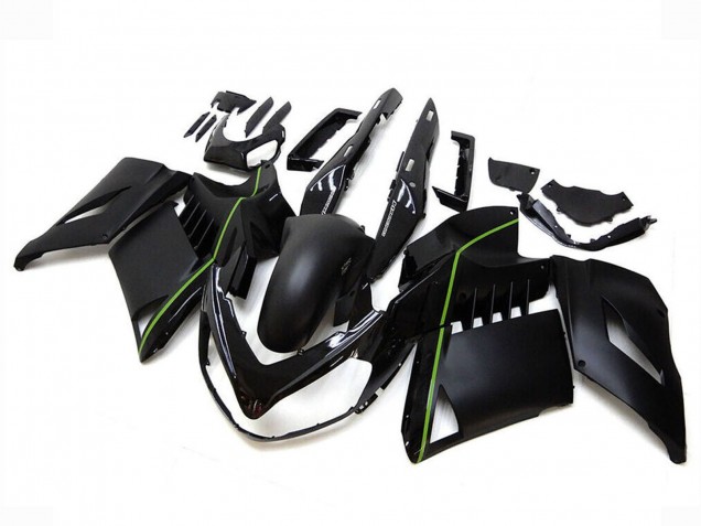 Großhandel Kawasaki GTR1400/ZG1400 Motorrad Verkleidung 2007-2009 - Matt Schwarz Grun Linie