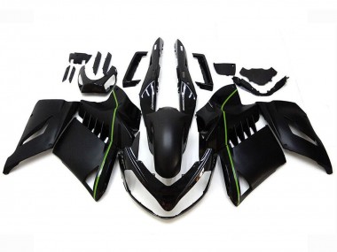 Großhandel Kawasaki GTR1400/ZG1400 Motorrad Verkleidung 2007-2009 - Matt Schwarz Grun Linie