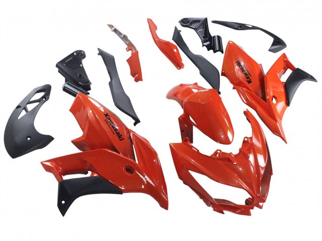 Großhandel Kawasaki Versys 650 Motorrad Verkleidung 2015-2021 - Rot Matt Schwarz