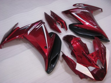 Großhandel Yamaha FZ6R Motorrad Verkleidung 2009-2015 - Rot Weiss Schwarz