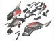 Großhandel Yamaha MT07/FZ07 Motorrad Verkleidung 2012-2017 - Grau Rot
