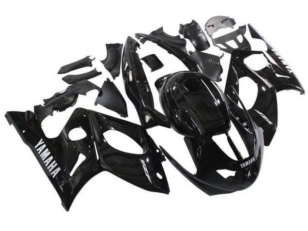 Großhandel Yamaha YZF600R Thundercat Motorrad Verkleidung 1996-2007 - Glanzendes Schwarz