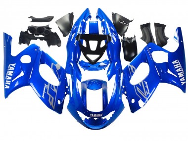 Großhandel Yamaha YZF600R Thundercat Motorrad Verkleidung 1996-2007 - Blau Weiss Silber