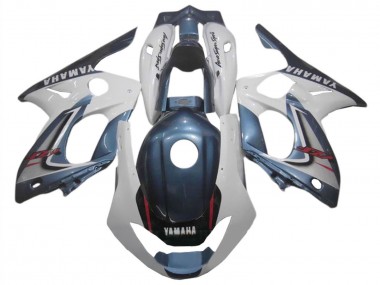 Großhandel Yamaha YZF600R Thundercat Motorrad Verkleidung 1996-2007 - Dunkel Blau Weiss