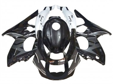 Großhandel Yamaha YZF600R Thundercat Motorrad Verkleidung 1996-2007 - Glanzendes Schwarz Grau Weiss