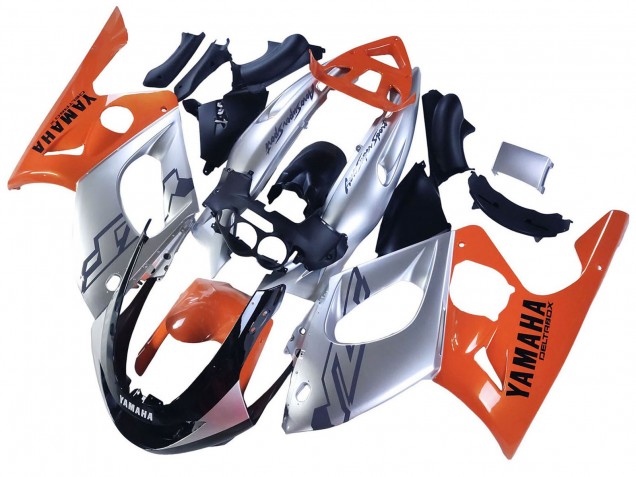 Großhandel Yamaha YZF600R Thundercat Motorrad Verkleidung 1996-2007 - Orange Grau Glanzendes Schwarz